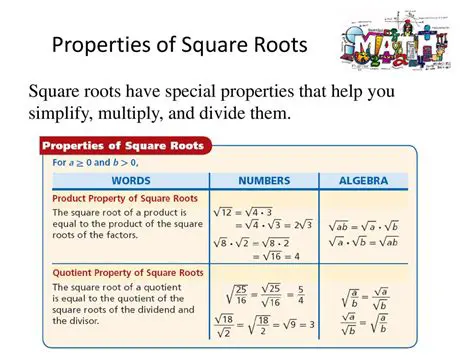 Applying the Properties of Square Roots and Exponents