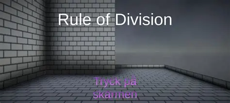 Applying the Rule of Division