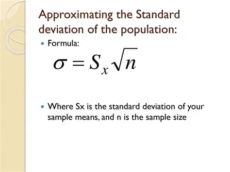 Approximating the Standard Deviation