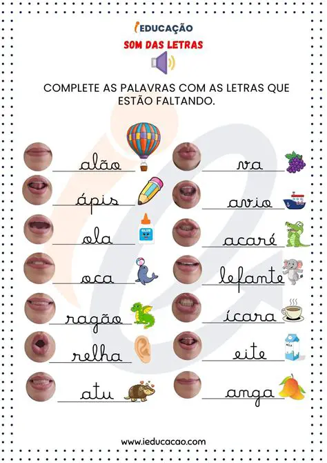 Aprenda a reconhecer as letras