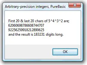 Arbitrary Precision Arithmetic