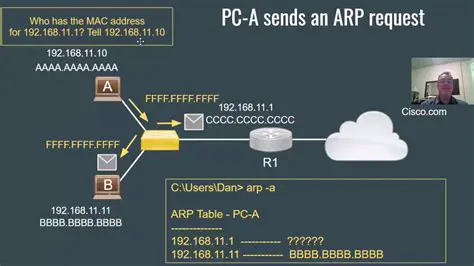 ARP Requests and DNS Cache