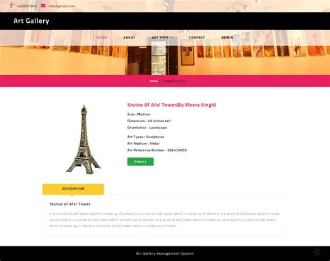 Art Gallery Management System