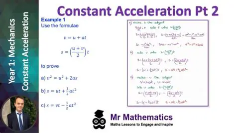 Assume a constant acceleration
