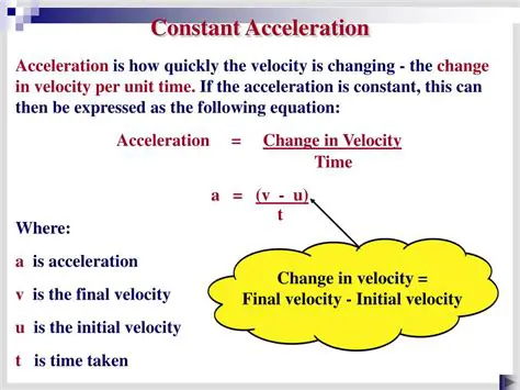 Assumes constant acceleration