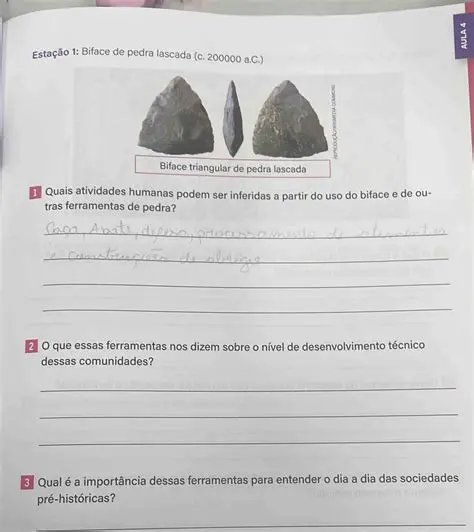 Atividades humanas inferidas a partir do uso do biface