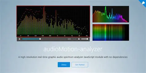 Audio Analyzer Visualization Applet
