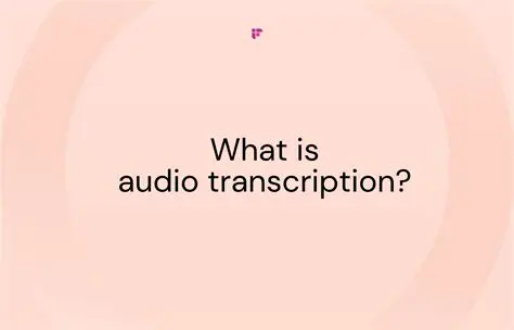 Audio Examples and Transcriptions