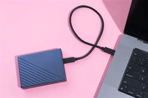 Back Up Your Work and Files Onto an External Hard Drive