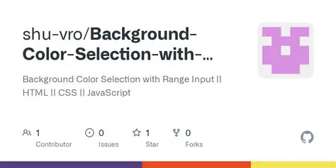 Background Color Selection