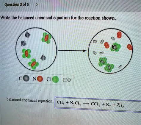 Balanced Equation for the Reaction