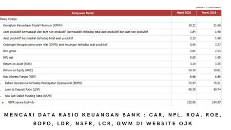 Banks should focus on improving their ROA and LDR