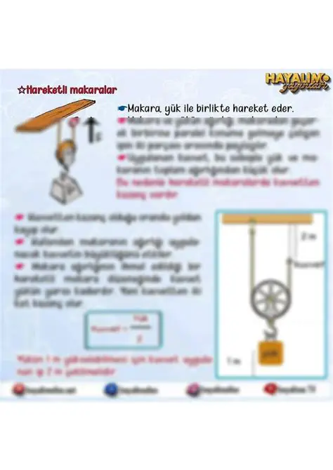 Basit Makineler ve Denge Kuvvetleri