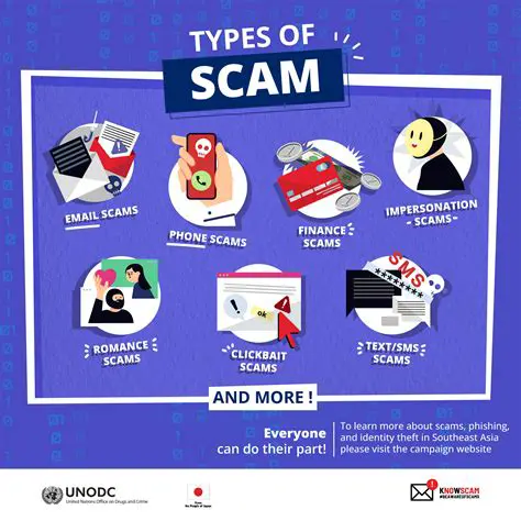 Be cautious of online scams
