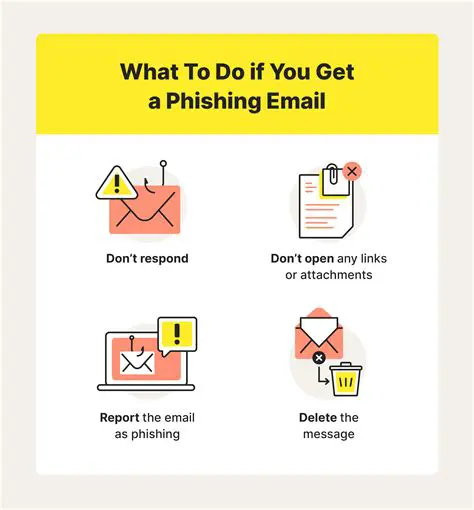Be cautious with phishing emails and messages