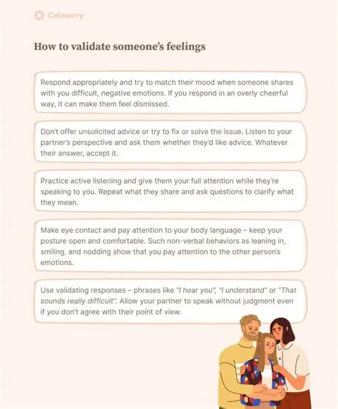 Be responsive and validating