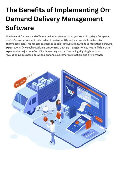 Benefits of Implementing Delivery Details