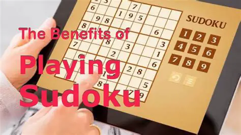 Benefits of Playing Sudoku PC