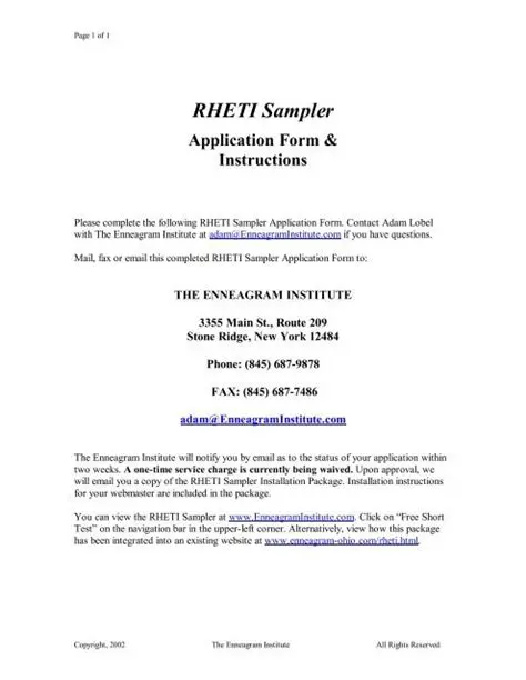 Benefits of the RHETI Sampler