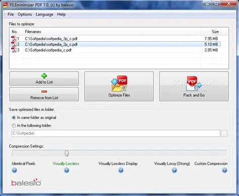Benefits of Using FILEminimizer PDF