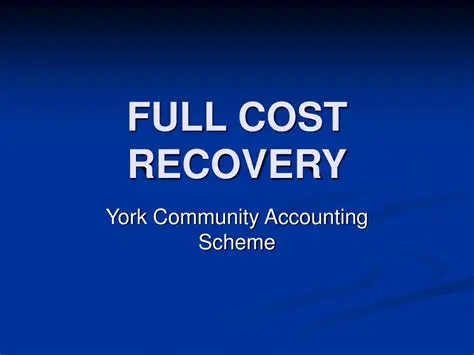 Benefits of Using Full Cost Recovery Software
