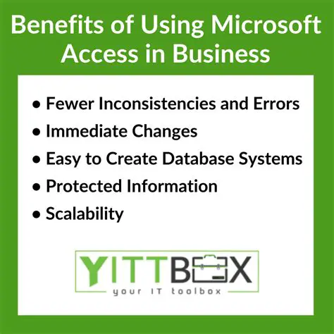 Benefits of Using Microsoft Access 2013