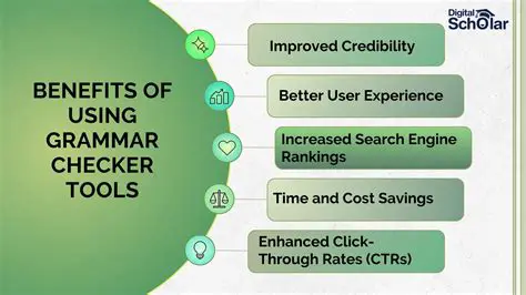 Benefits of Using the Online Grammar Checker
