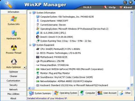 Benefits of Using WinXP Manager