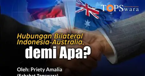 Berita Indonesia dan Australia: Mempererat Hubungan Bilateral di Tengah Dinamika Global