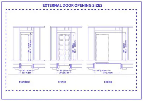 Best Practice Size for Odd Door Opening Sizes