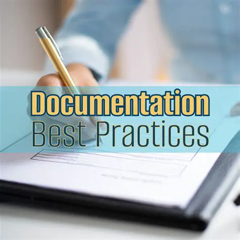 Best Practices for Documentation