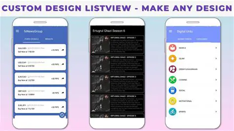 Best Practices for Using ListView