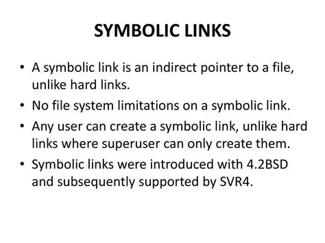 Best Practices for Using Symbolic Links and Hard Links