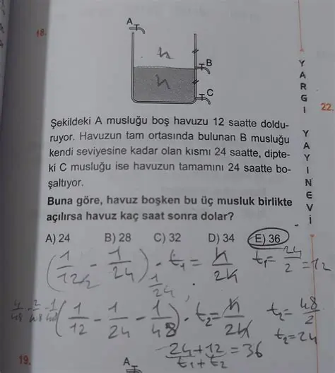 Bir Musluk Havuzu 12 Saatte Doldurur
