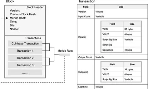 Block and transaction data
