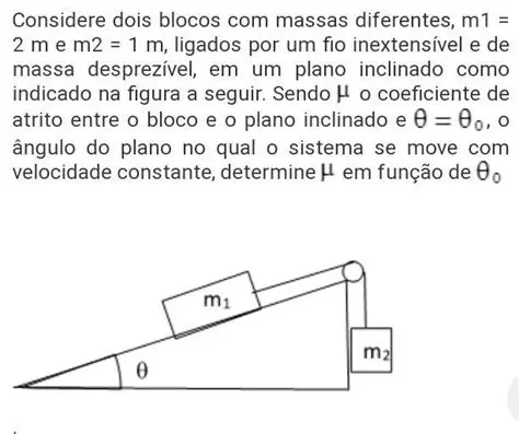 Blocos com Massas Diferentes