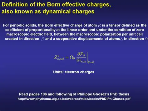 Born Effective Charges and Dielectric Tensor