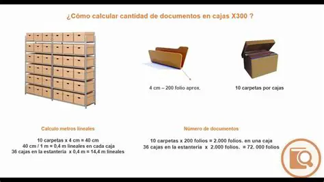 Calcula la cantidad de cajas que se necesitan
