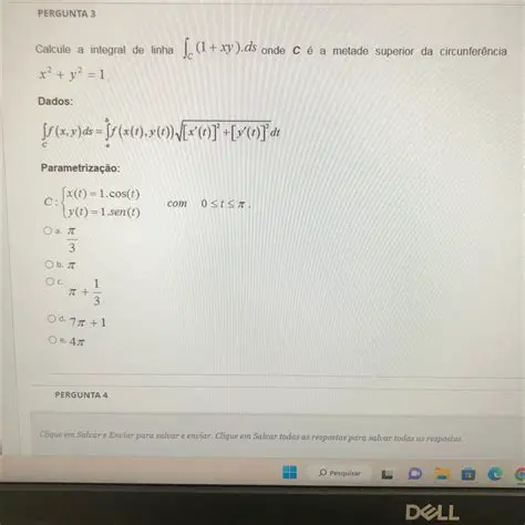 Calculando a Integral de Linha