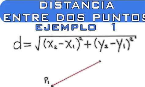 Calculando la distancia entre dos puntos