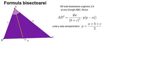 Calcularea Bisectoarei la Vectori