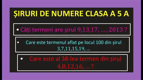 Calcularea celorlalte numere