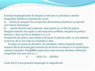 Calcularea Valorilor Constantelor