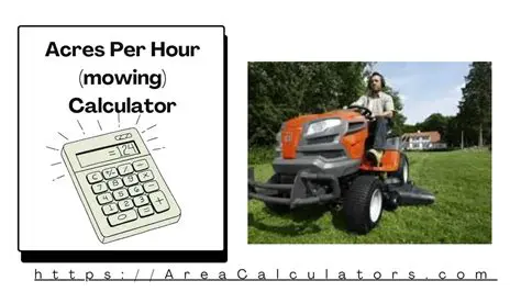 Calculating Acres Mowed per Hour