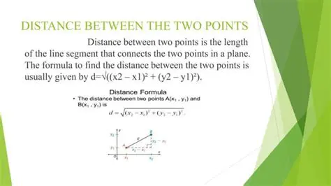 Calculating Distances between Points