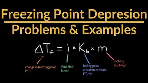 Calculating Freezing Point Depression