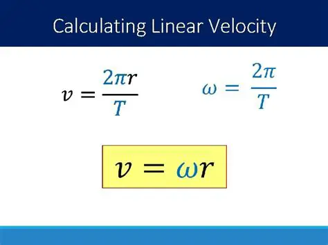 Calculating Linear Velocity
