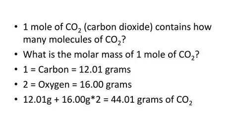 Calculating Moles of Carbon Atoms