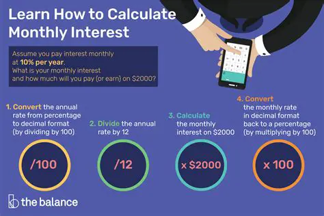 Calculating Monthly Interest