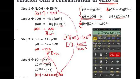 Calculating pH from Proton Concentration